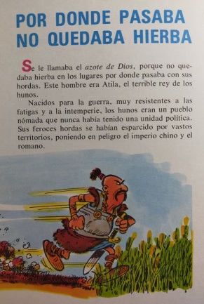 Fragment del llibre "La Historia siglo a siglo contada a los niños", Mario Procopio i il·lustracions de Boselli Sforza, Ediciones Paulinas, 1983